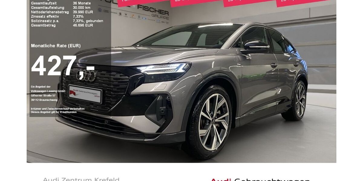 Audi Q4 e-tron 15.387 km 37.998 &euro; Krefeld 47805