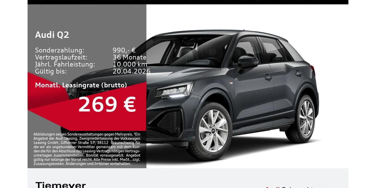 Audi Q2 20.965 km 31.510 &euro; Dorsten 46284