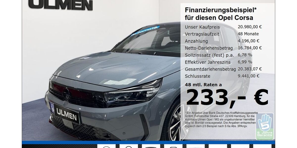 Opel Corsa 9.020 km 20.980 &euro; Düsseldorf 40231