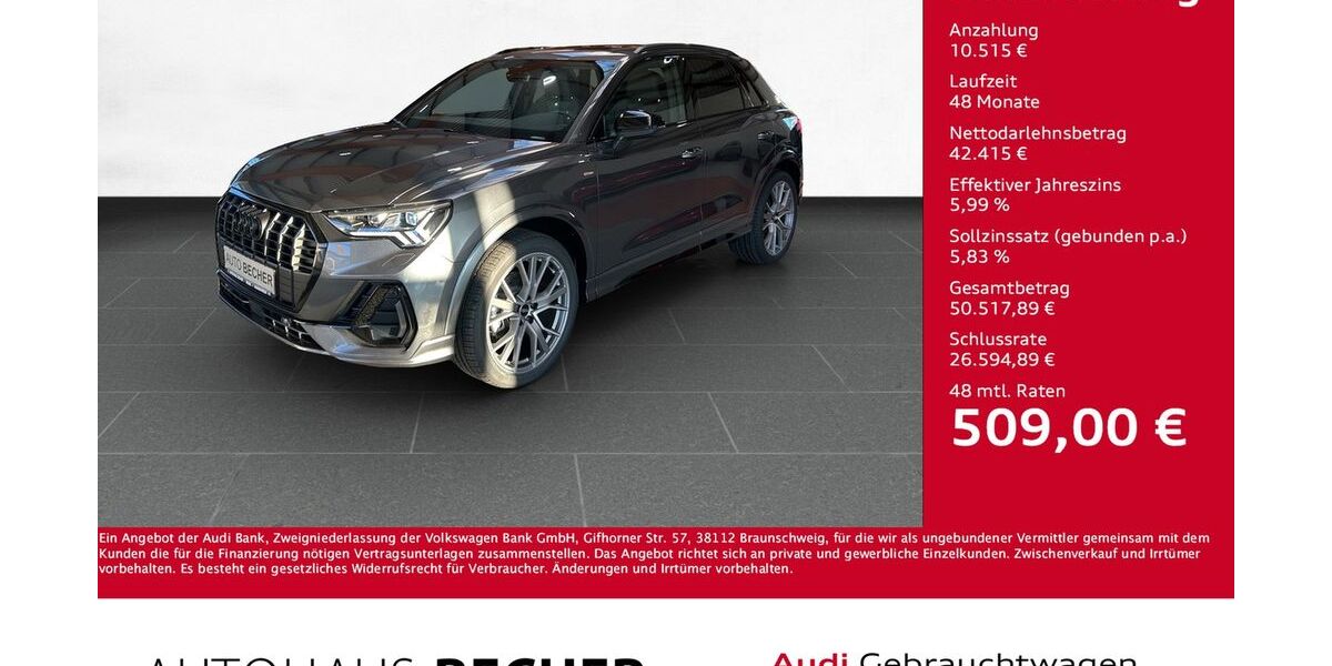 Audi Q3 12.500 km 49.930 &euro; Wesel 46485
