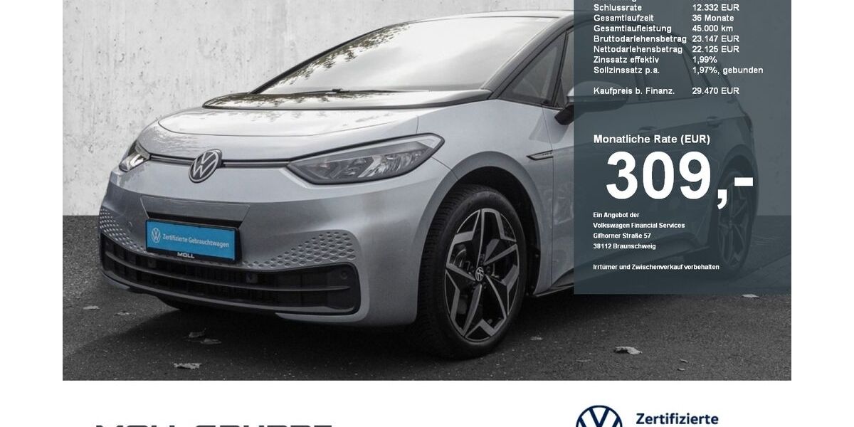 VW ID.3 1.437 km 28.480 &euro; Düsseldorf 40474