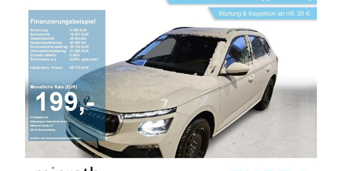 Skoda Kamiq 14.797 km 26.520 &euro; Moers 47441