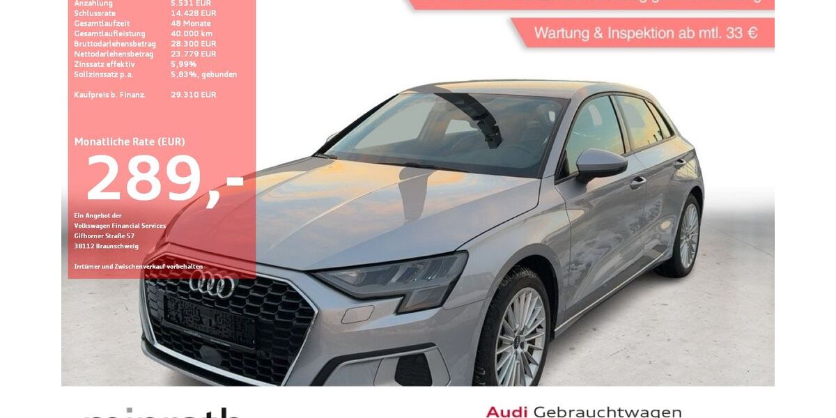 Audi A3 11.723 km 26.810 &euro; Moers-Hülsdonk 47441