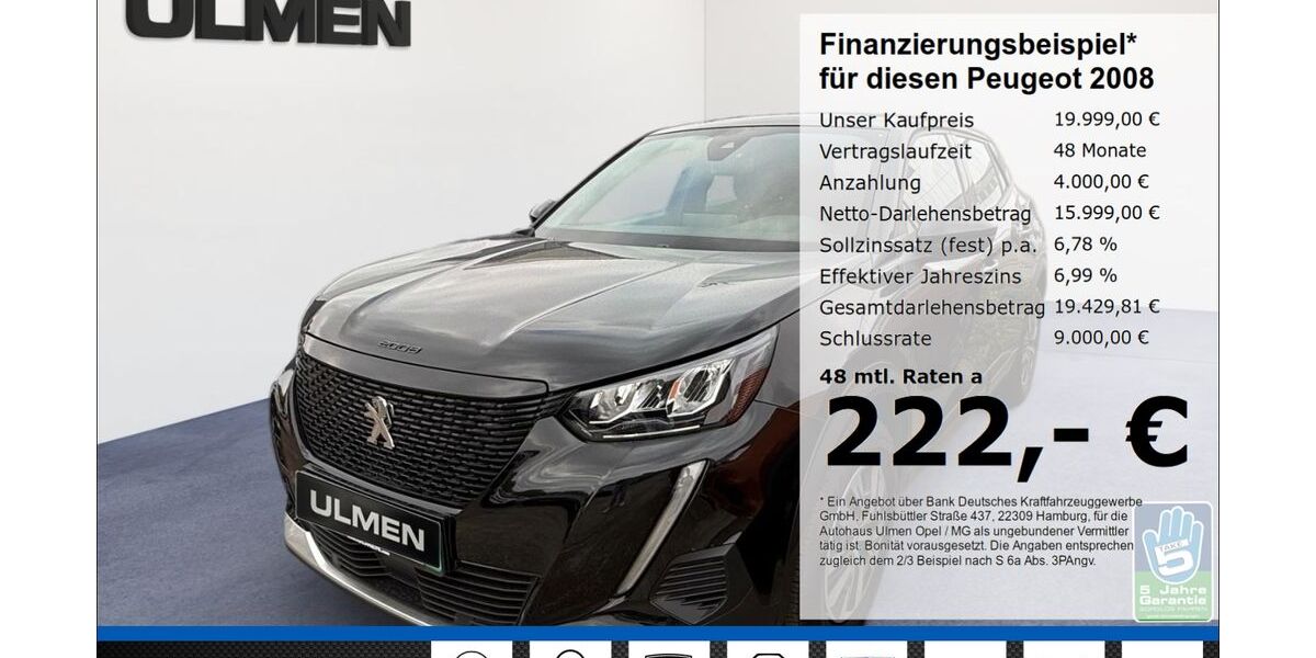 Peugeot 2008 12.430 km 19.444 &euro; Düsseldorf 40231