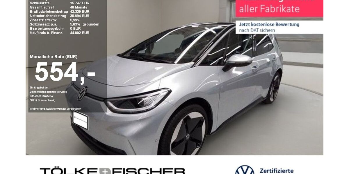 VW ID.3 14.346 km 43.727 &euro; Krefeld 47805