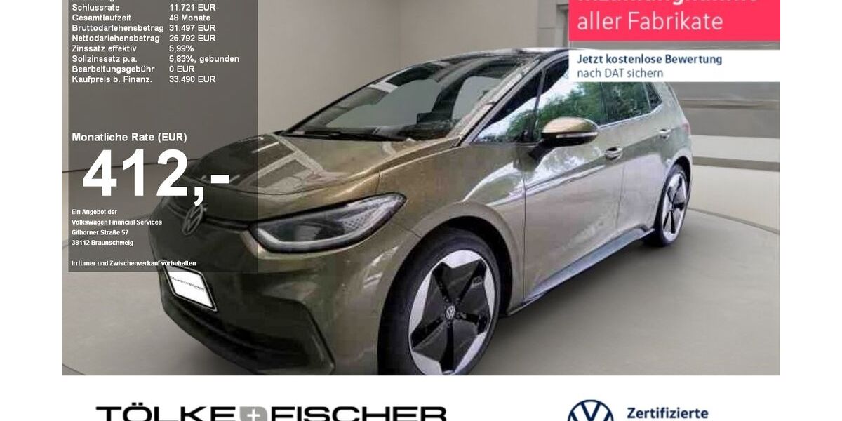 VW ID.3 22.124 km 33.489 &euro; Krefeld 47805