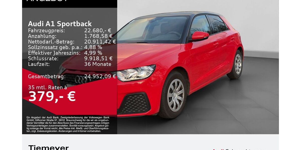 Audi A1 16.434 km 18.980 &euro; Dorsten 46284