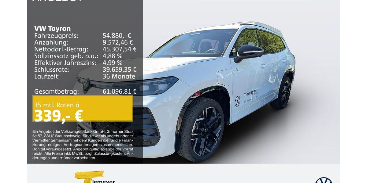 VW Tayron 12.147 km 53.670 &euro; Duisburg 47059