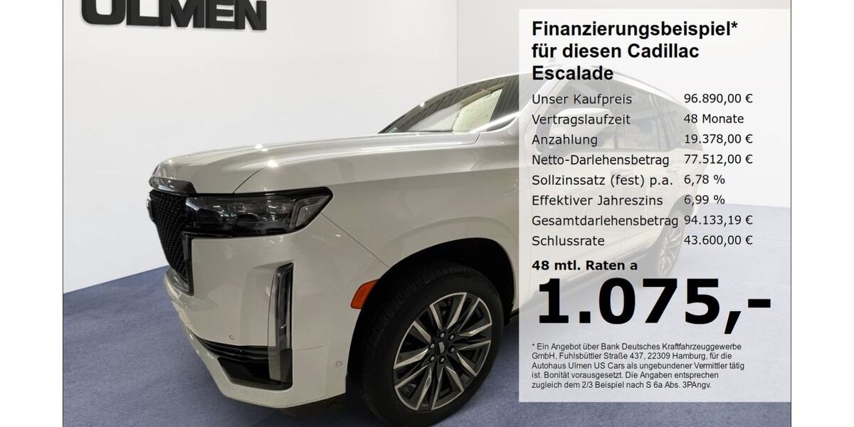Cadillac Escalade 32.659 km 94.900 &euro; Düsseldorf 40231
