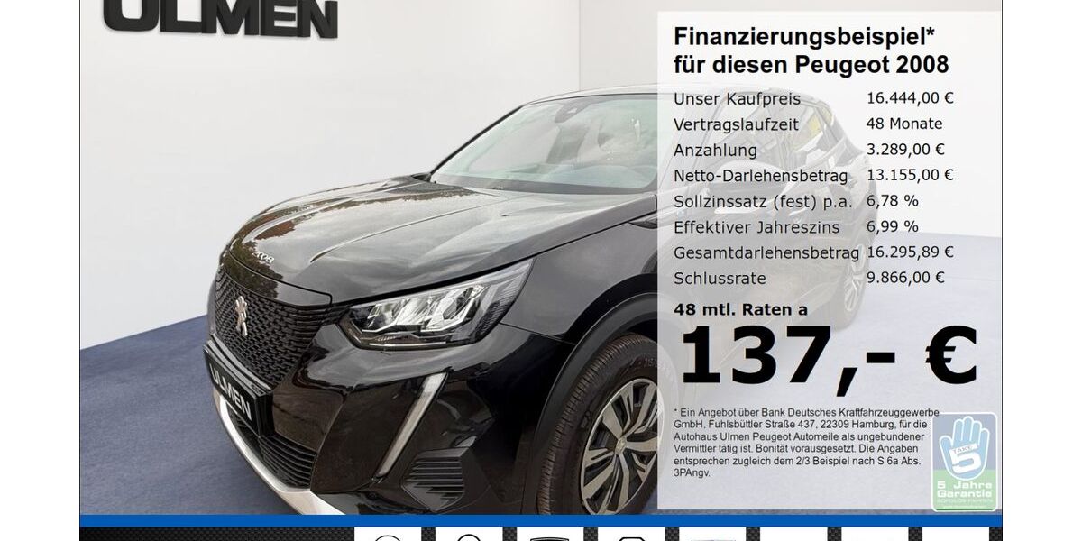 Peugeot 2008 29.465 km 16.444 &euro; Düsseldorf 40233