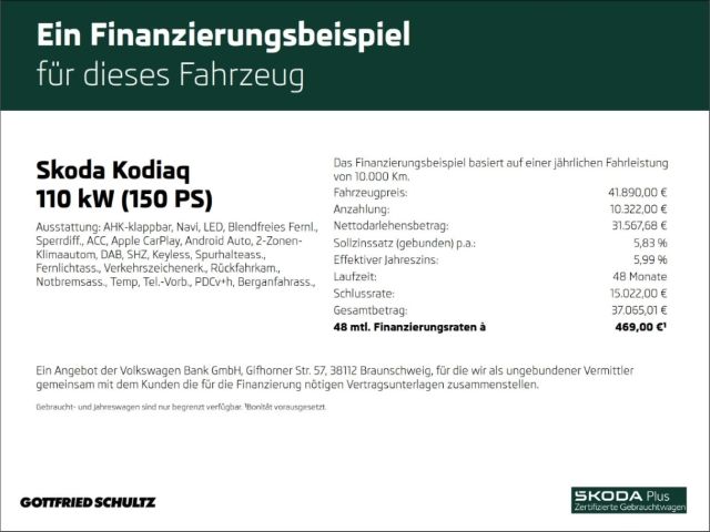 Skoda Kodiaq 35.000 km 35.890 &euro; Düsseldorf 40233
