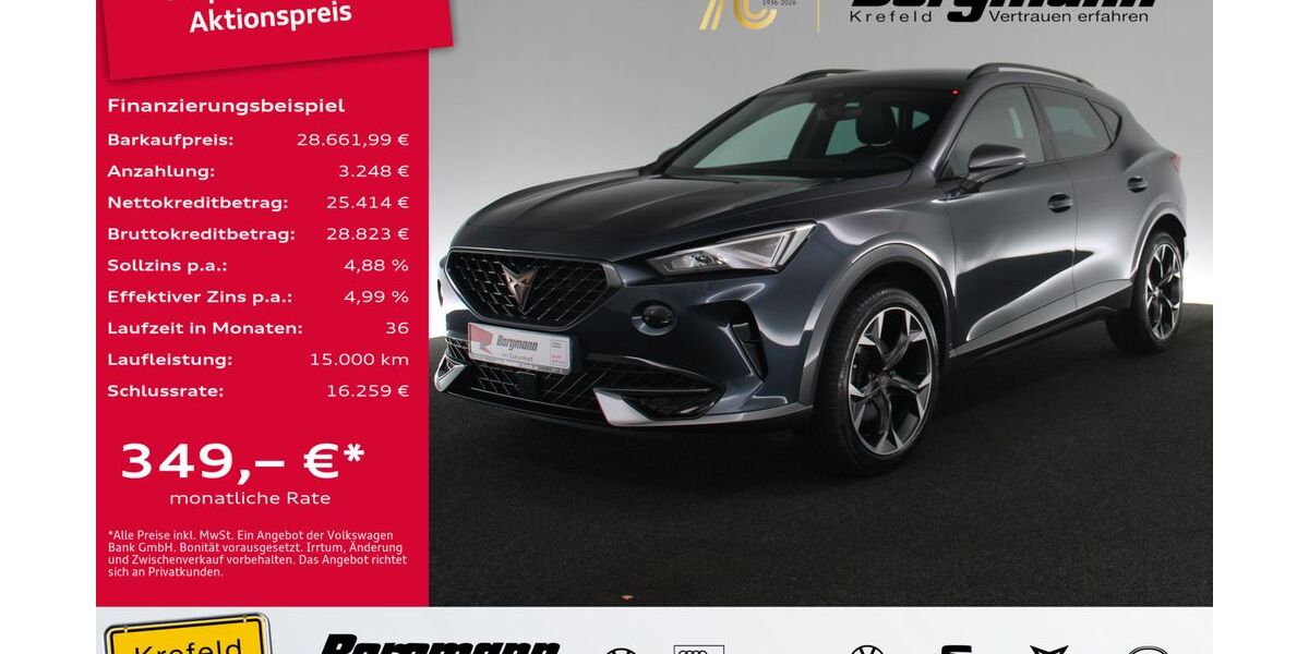 Cupra Formentor 47.689 km 27.884 &euro; Krefeld 47803