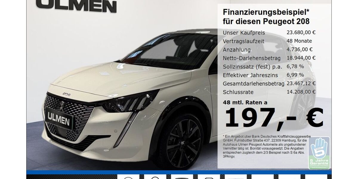 Peugeot 208 14.532 km 22.947 &euro; Düsseldorf 40233