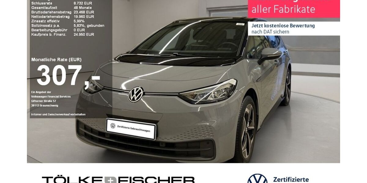 VW ID.3 22.298 km 23.649 &euro; Krefeld 47805