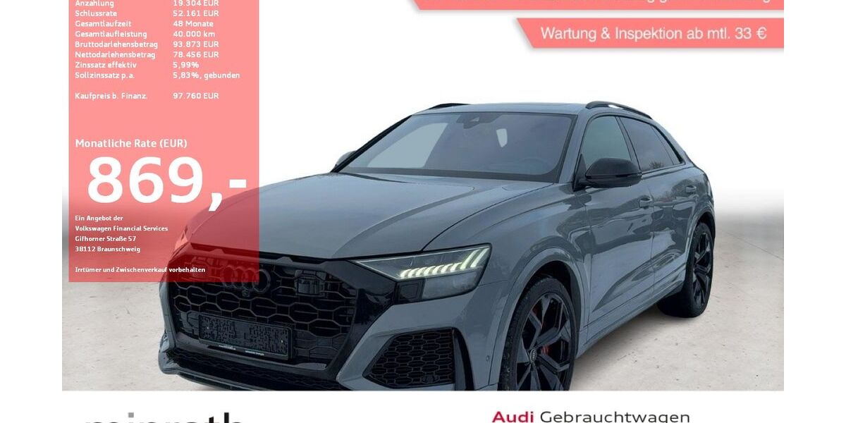 Audi RSQ8 99.077 km 95.010 &euro; Moers-Hülsdonk 47441