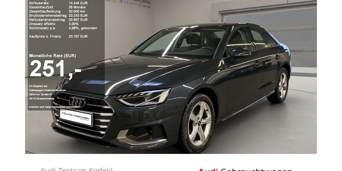 Audi A4 51.500 km 23.167 &euro; Krefeld 47805