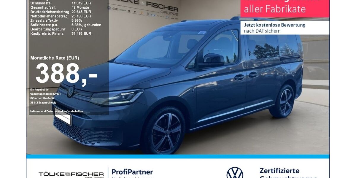 VW Caddy Maxi 40.503 km 32.489 &euro; Krefeld 47805