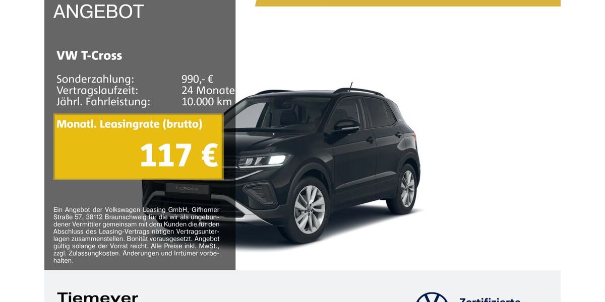 VW T-Cross 20.337 km 19.180 &euro; Duisburg 47059