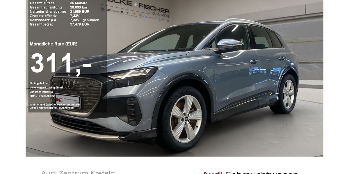 Audi Q4 e-tron 50.116 km 30.179 &euro; Krefeld 47805