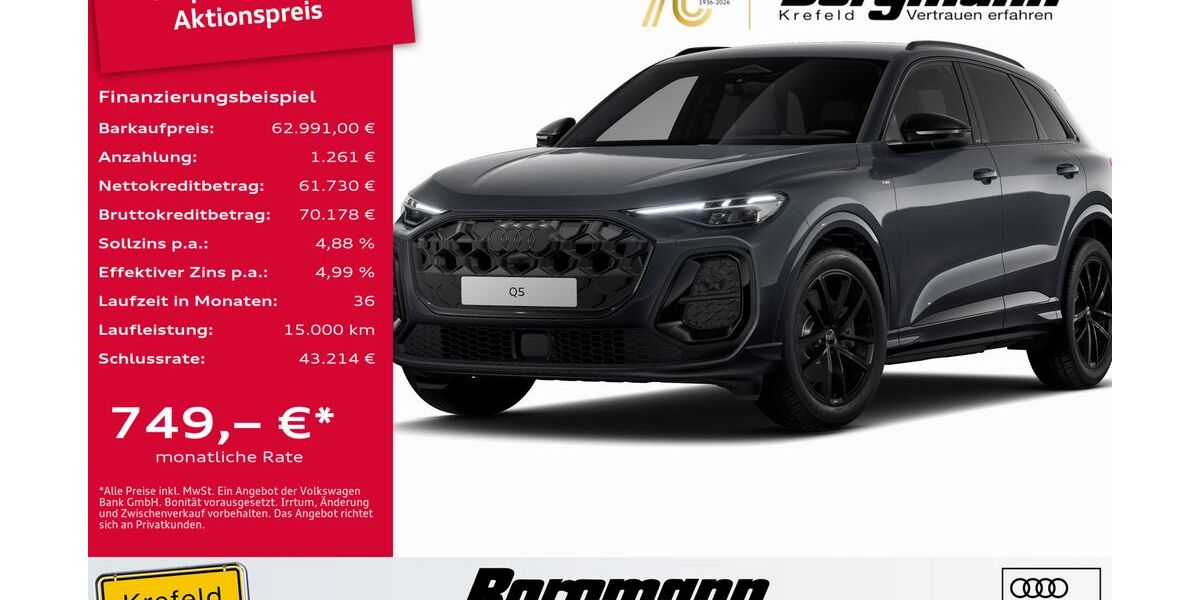 Audi Q5 1.010 km 62.991 &euro; Krefeld 47803