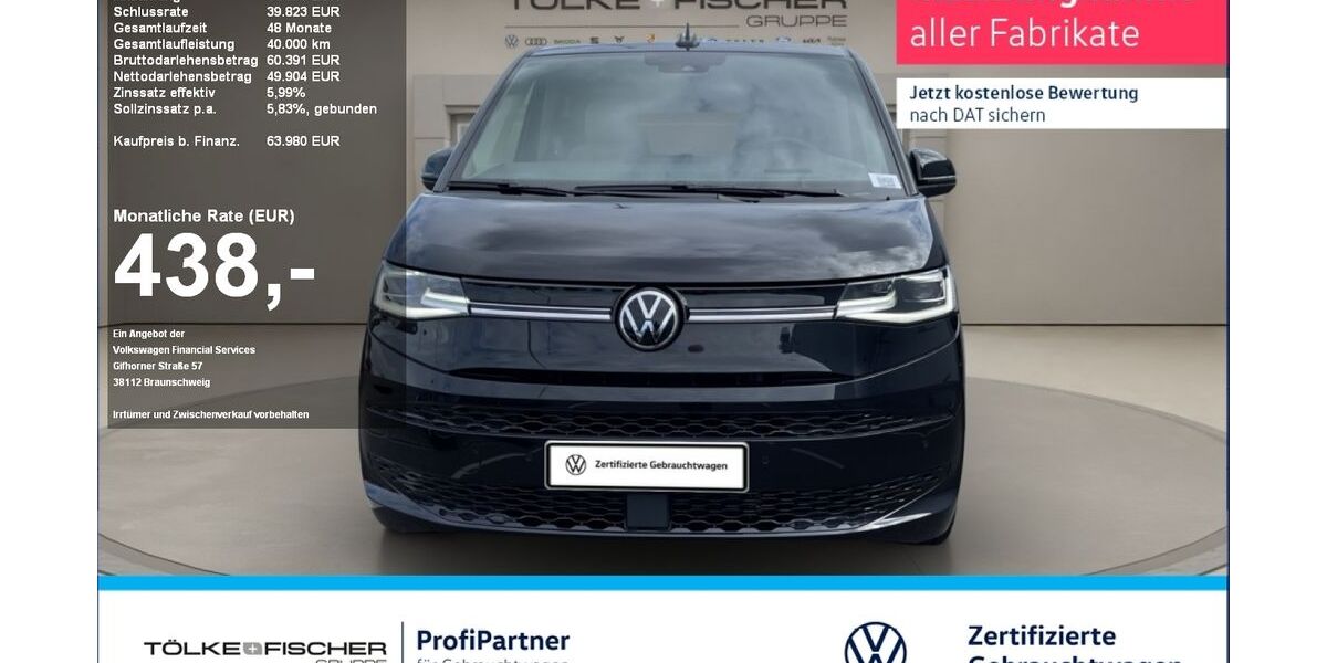 VW T7 Multivan 18.000 km 61.949 &euro; Krefeld 47805