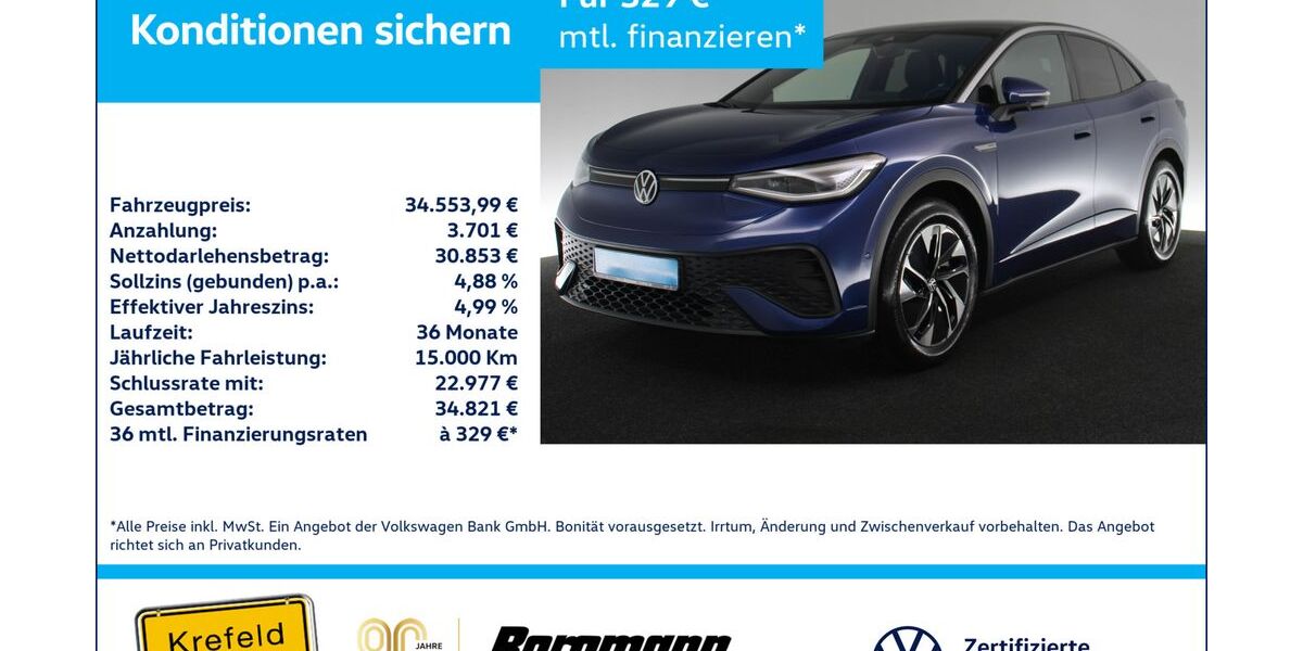 VW ID.5 20.500 km 33.227 &euro; Krefeld 47803