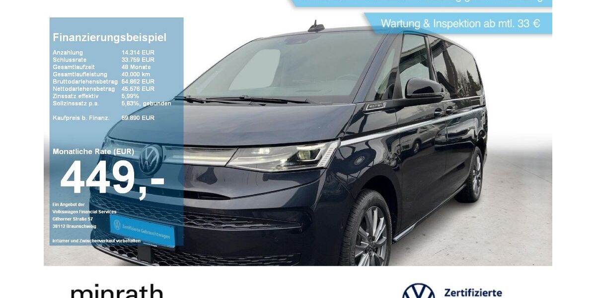 VW T7 Multivan 8.342 km 59.130 &euro; Moers 47441