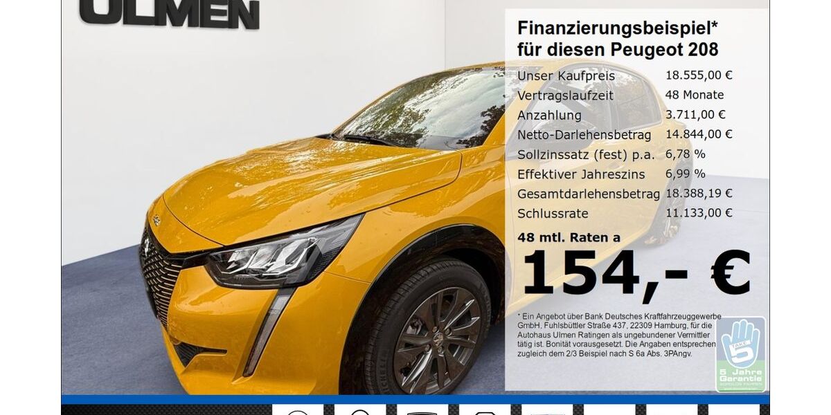 Peugeot 208 19.235 km 18.555 &euro; Ratingen 40880