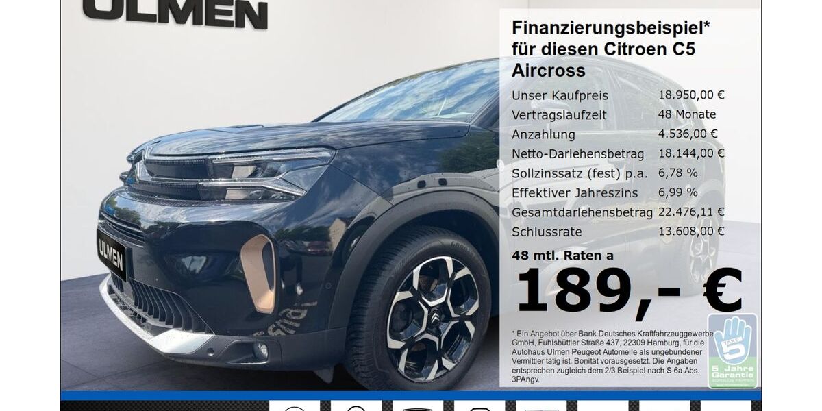 Citroen C5 Aircross 31.304 km 18.950 &euro; Düsseldorf 40233