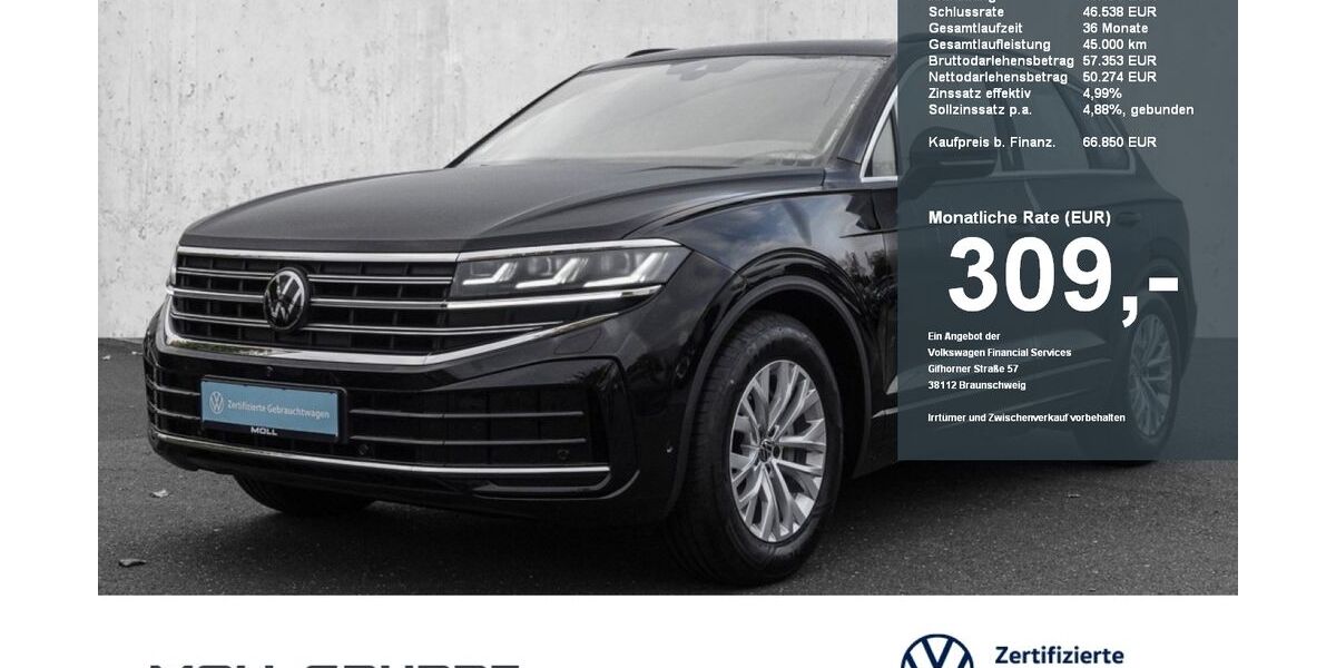 VW Touareg 13.450 km 60.980 &euro; Düsseldorf 40474