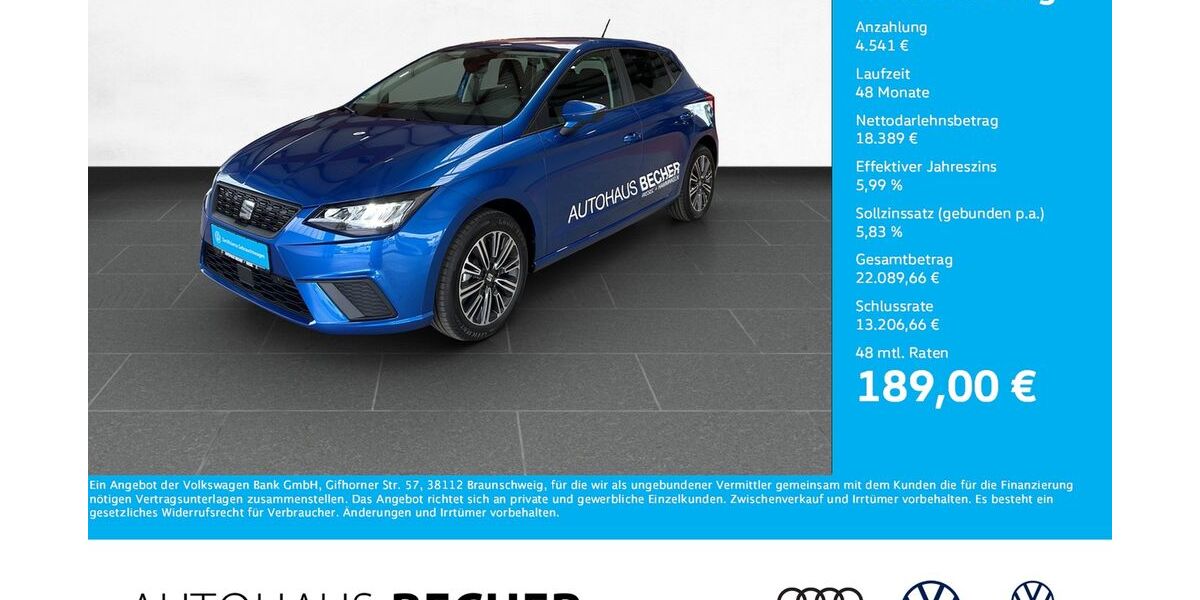 Seat Ibiza 8.500 km 21.960 &euro; Wesel 46485