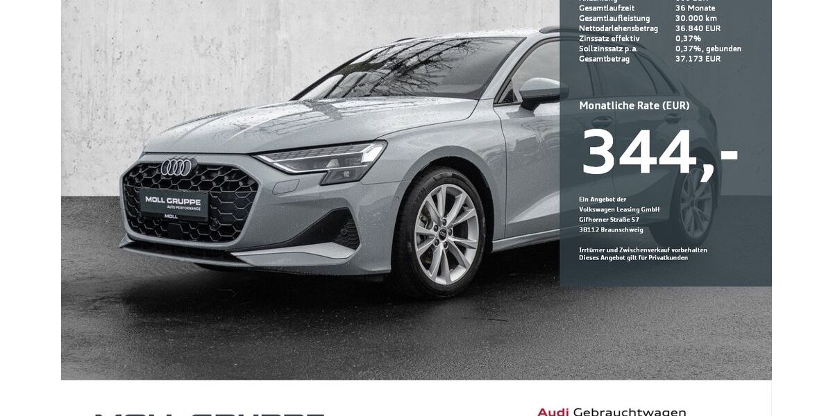 Audi A3 3.180 km 36.740 &euro; Düsseldorf 40549