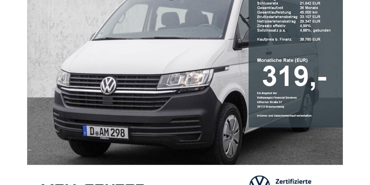 VW T6 Transporter 7.750 km 37.980 &euro; Düsseldorf 40474
