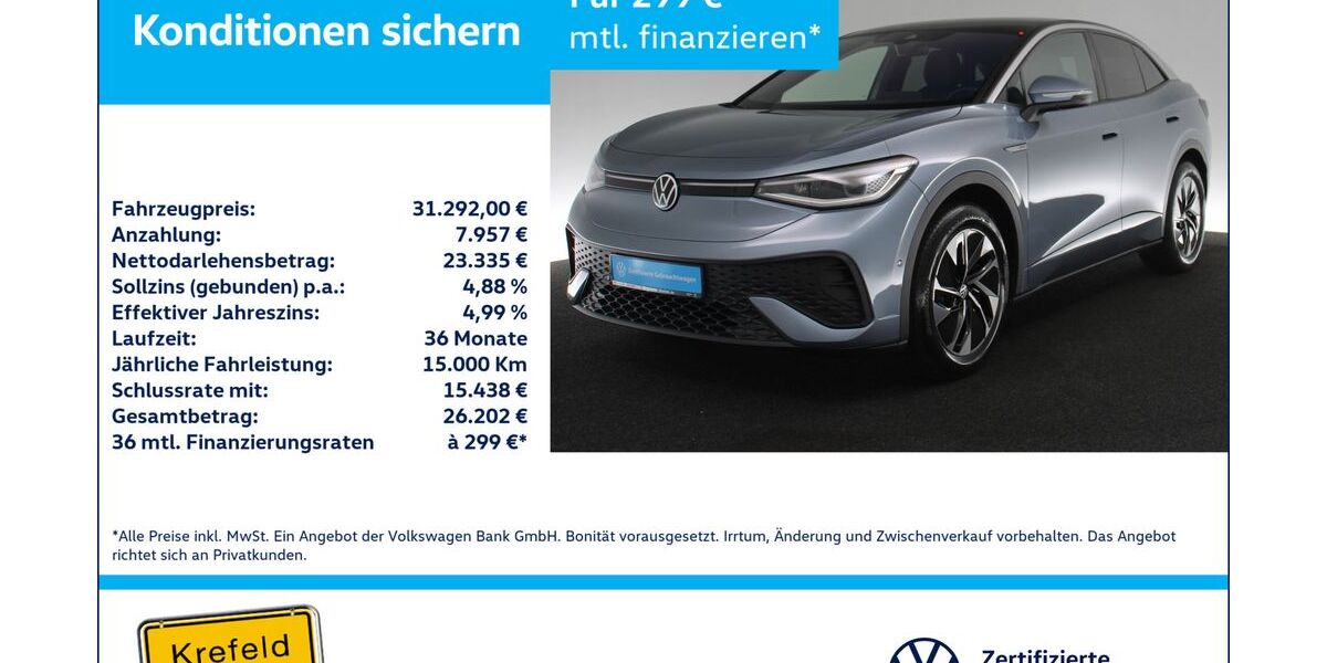 VW ID.5 64.996 km 29.994 &euro; Krefeld 47803