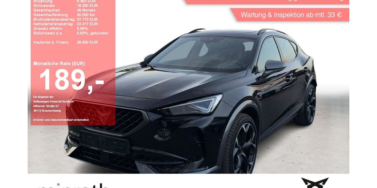 Cupra Formentor 79.141 km 27.130 &euro; Moers-Hülsdonk 47441