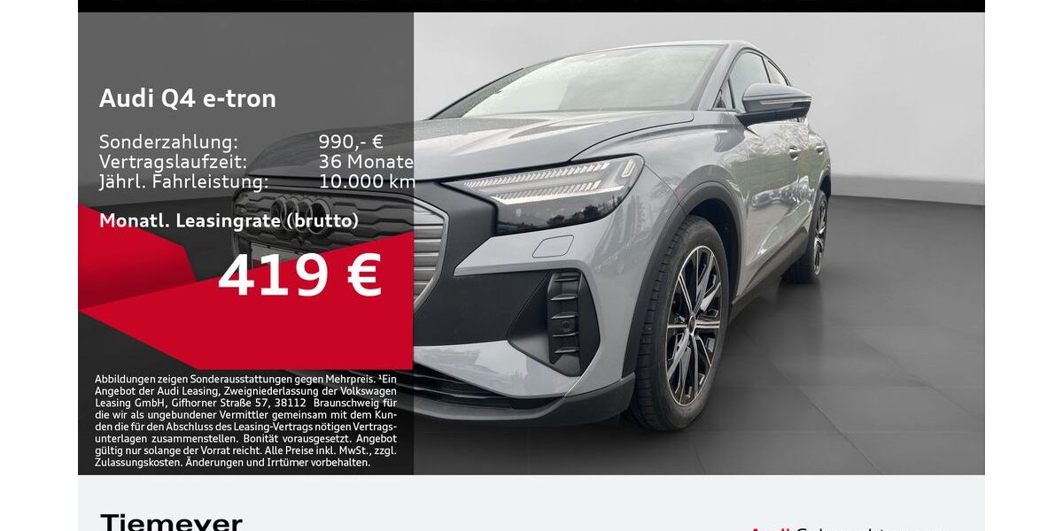 Audi Q4 e-tron 7.752 km 43.980 &euro; Dorsten 46284