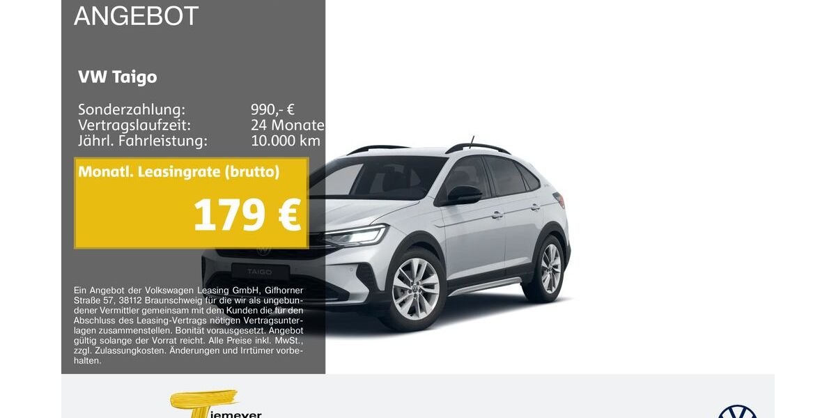 VW Taigo 19.205 km 22.980 &euro; Dorsten 46282