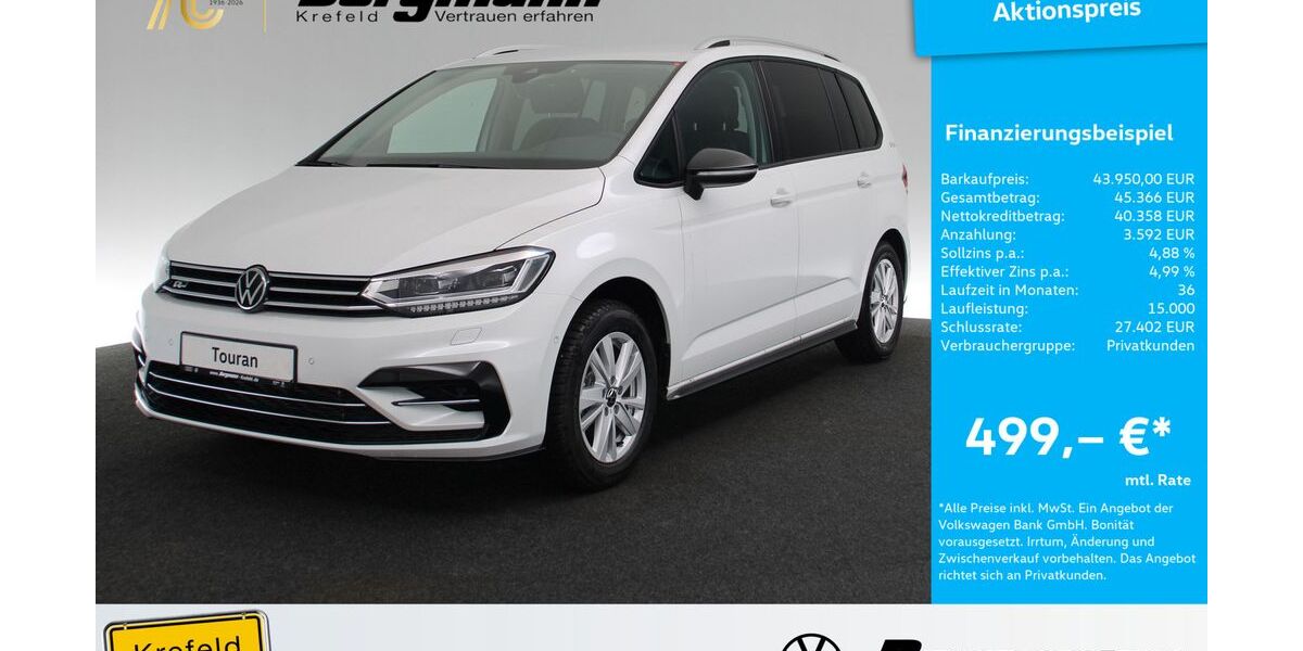 VW Touran 9.500 km 38.950 &euro; Krefeld 47803