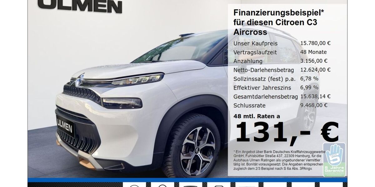 Citroen C3 Aircross 23.641 km 15.480 &euro; Ratingen 40880