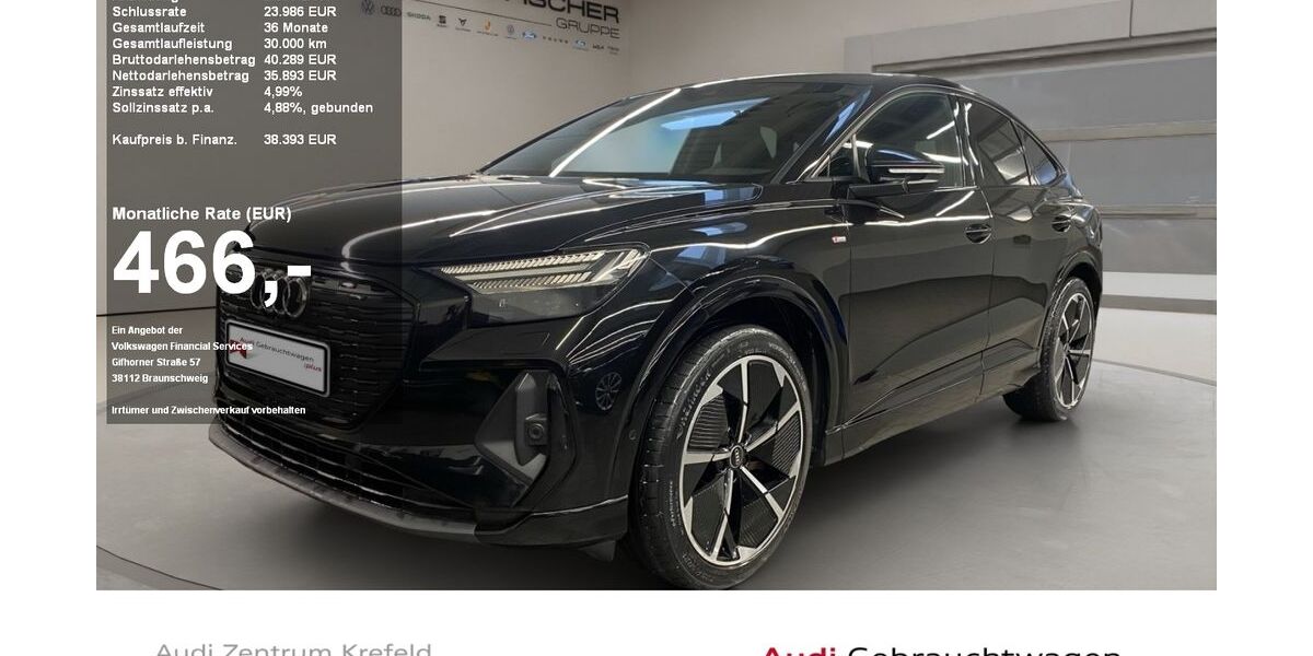 Audi Q4 e-tron 45.613 km 38.393 &euro; Krefeld 47805