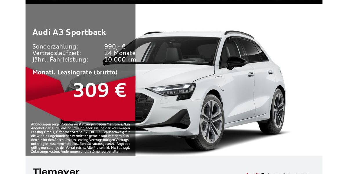 Audi A3 7.448 km 40.790 &euro; Dorsten 46284