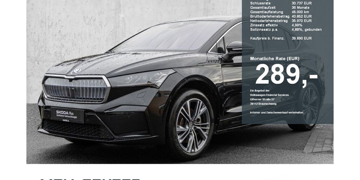 Skoda Enyaq 19.643 km 39.890 &euro; Düsseldorf 40474