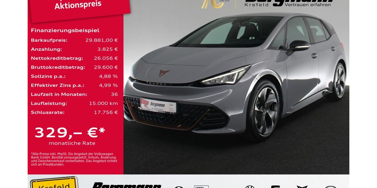 Cupra Born 9.331 km 29.592 &euro; Krefeld 47803