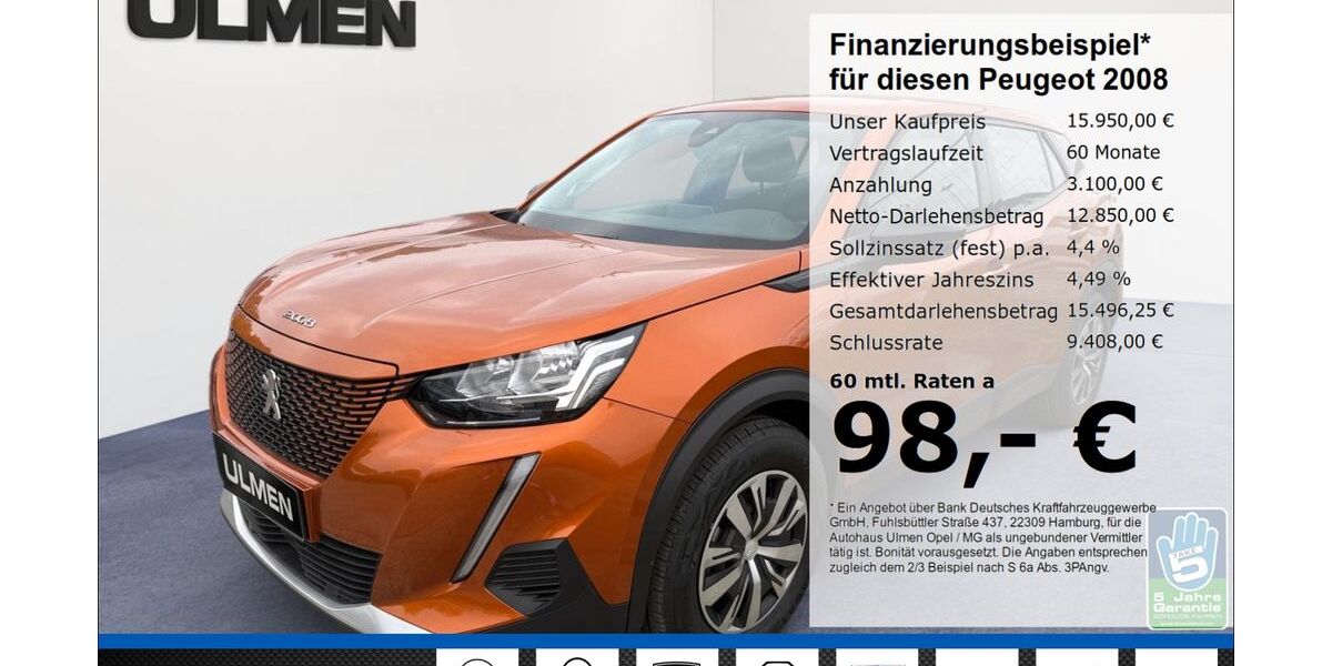 Peugeot 2008 30.750 km 15.666 &euro; Düsseldorf 40231