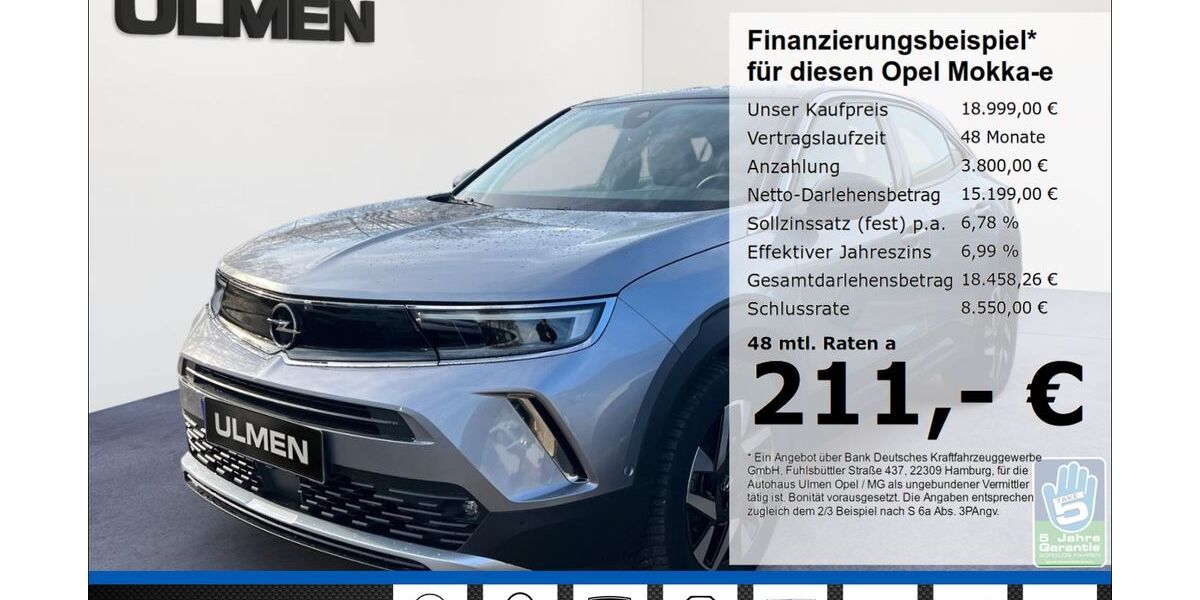 Opel Mokka-e 24.530 km 18.777 &euro; Düsseldorf 40231