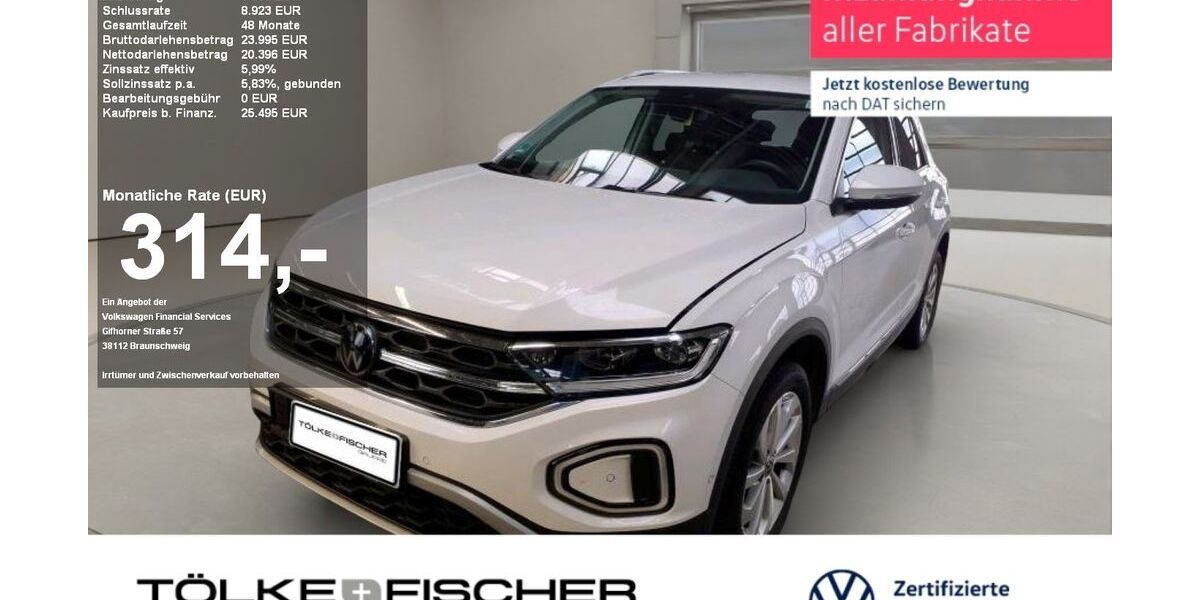 VW T-Roc 54.307 km 24.979 &euro; Krefeld 47805