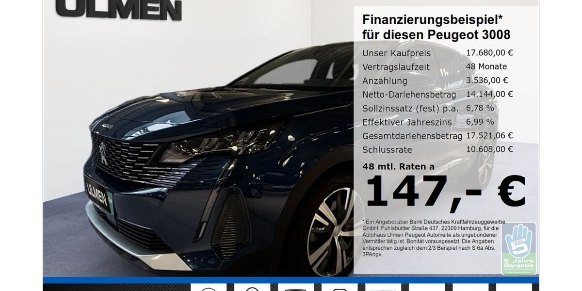 Peugeot 3008 122.199 km 16.650 &euro; Düsseldorf 40233