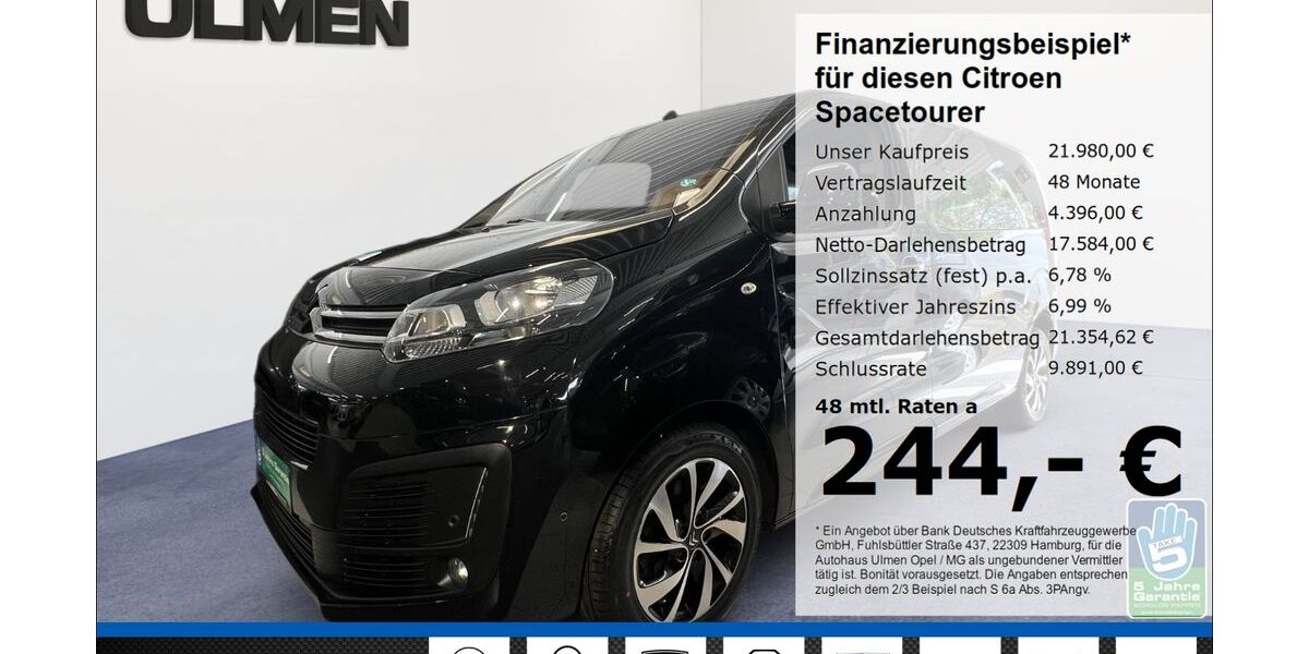 Citroen SpaceTourer 119.820 km 20.444 &euro; Düsseldorf 40231