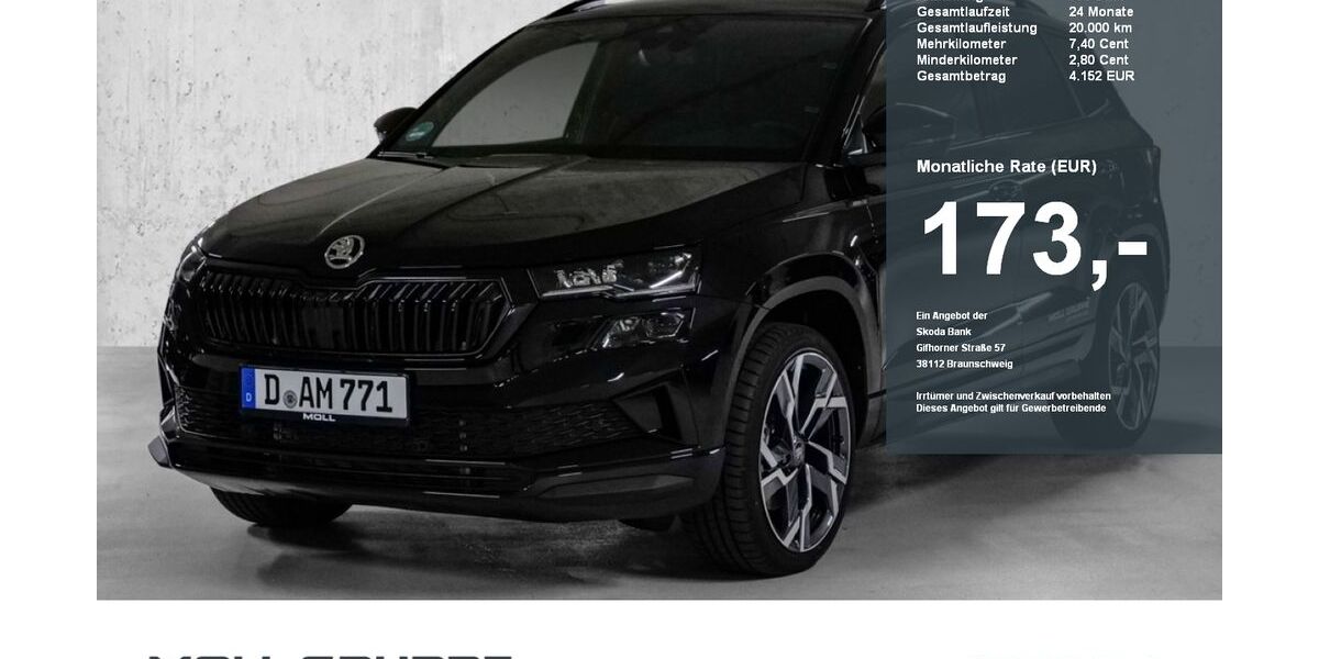 Skoda Karoq 10.000 km 37.980 &euro; Düsseldorf 40549