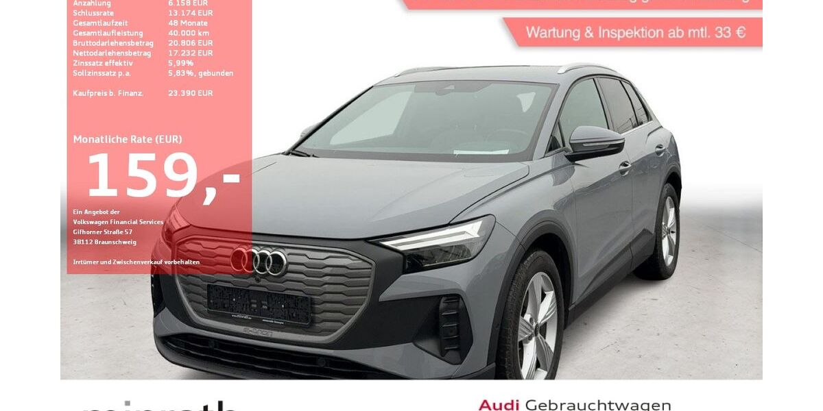 Audi Q4 e-tron 54.474 km 22.590 &euro; Moers-Hülsdonk 47441